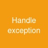 Handle exception