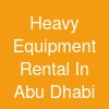 Heavy Equipment Rental In Abu Dhabi