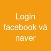 Login facebook và naver