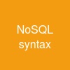 NoSQL syntax