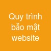 Quy trình bảo mật website