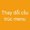 Thay đổi cấu trúc menu
