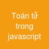 Toán tử trong javascript