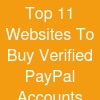 Top 11 Websites To Buy Verified PayPal Accounts due ...