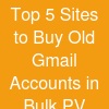 Top 5 Sites to Buy Old Gmail Accounts in Bulk (PV...