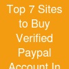 Top 7 Sites to Buy Verified Paypal Account In Com...