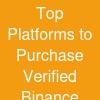 Top Platforms to Purchase Verified Binance Accounts in 2024 ...