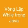 Vòng Lặp While trong Java