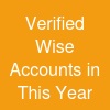 Verified Wise Accounts in This Year