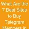 What Are the 7 Best Sites to Buy Telegram Members in 2026?
