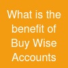 What is the benefit of 'Buy Wise Accounts'?