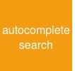 autocomplete search