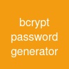 bcrypt password generator