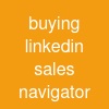 buying linkedin sales navigator
