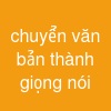 chuyển văn bản thành giọng nói