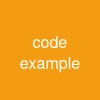 code example