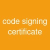 code signing certificate