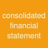 consolidated financial statement