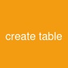 create table