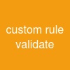 custom rule validate