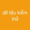 dữ liệu kiểm thử