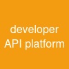 developer API platform
