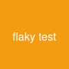 flaky test