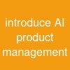 introduce AI product management