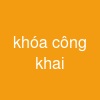 khóa công khai