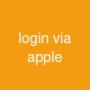 login via apple