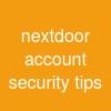 nextdoor account security tips