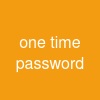 one time password