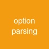 option parsing