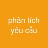 phân tích yêu cầu