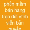 phần mềm bán hàng trọn đời vĩnh viễn bản quyền