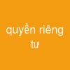 quyền riêng tư