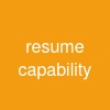 resume capability