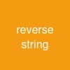 reverse string