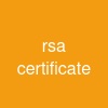 rsa certificate