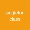 singleton class