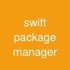 swift package manager