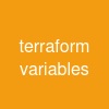 terraform variables