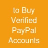 to Buy Verified PayPal Accounts