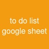 to do list google sheet