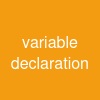 variable declaration