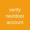 verify nextdoor account