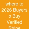 where to 2026 Buyers o Buy Verified Stripe ...