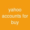 yahoo accounts for buy