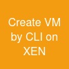 Create VM by CLI on XEN