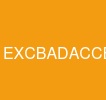 EXC_BAD_ACCESS